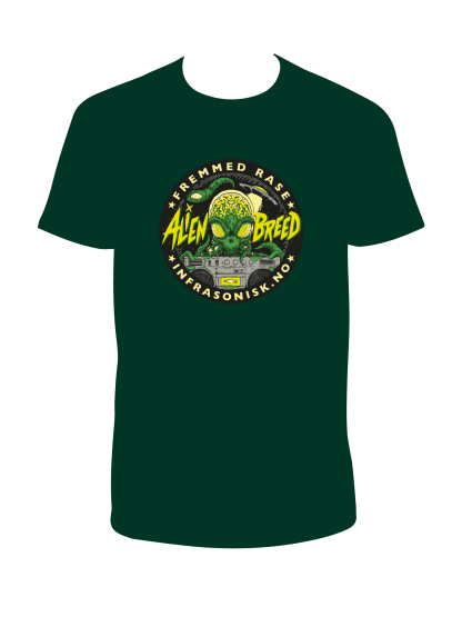 Mørk grønn Alien Breed t-shirt