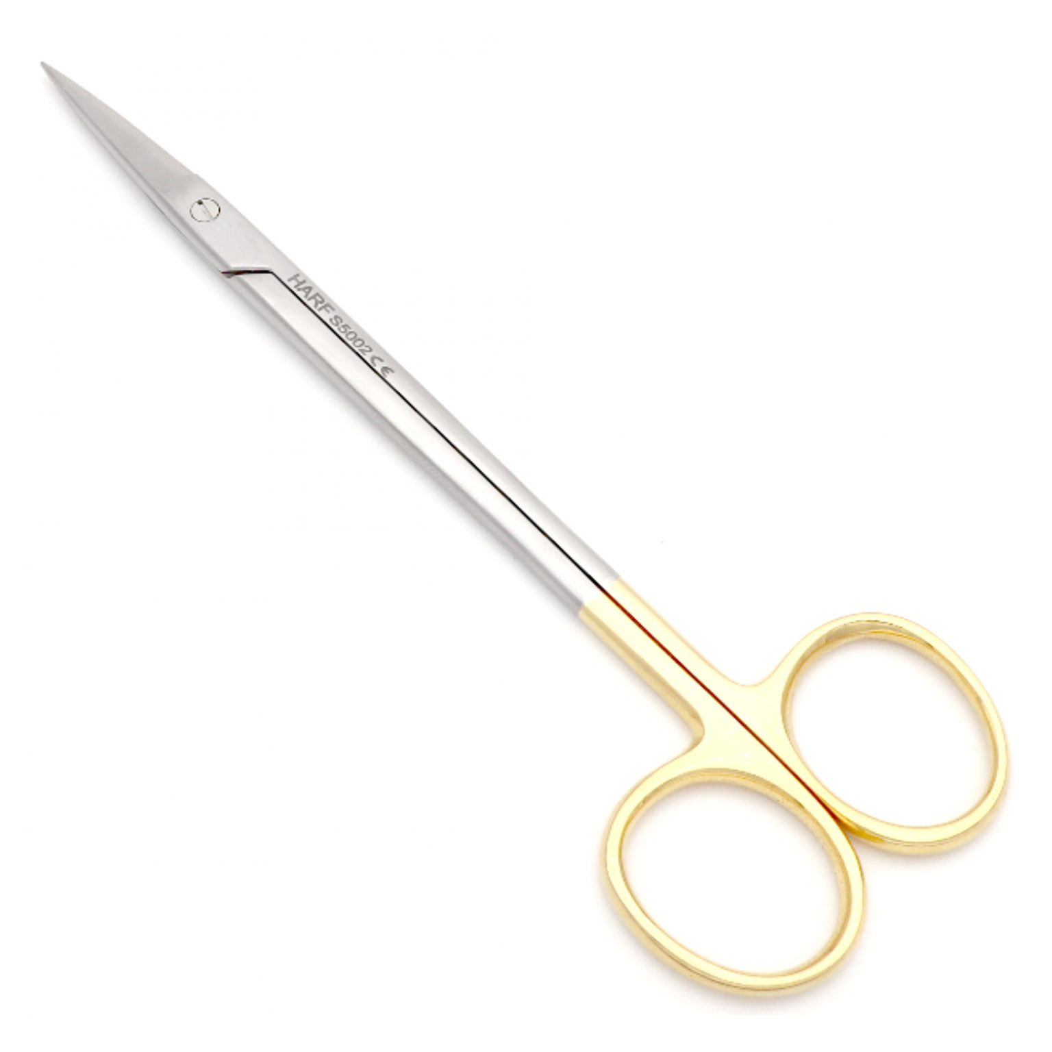 Micro Surgery Scissor Cvd. 16cm HARFINS