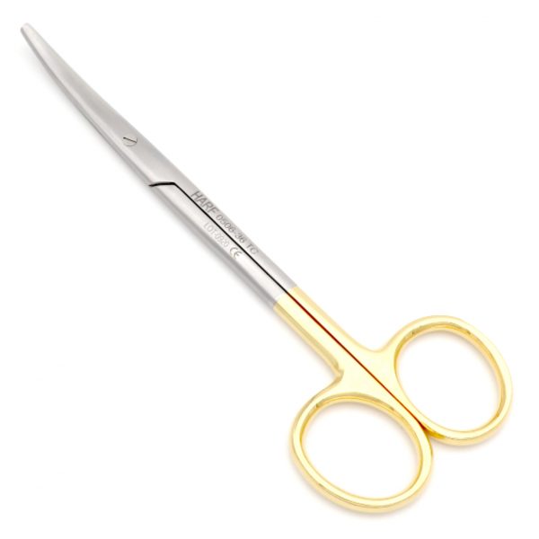 Metzenbaum Scissor, cvd, TC, 1 edge Serrated, 14.5cm