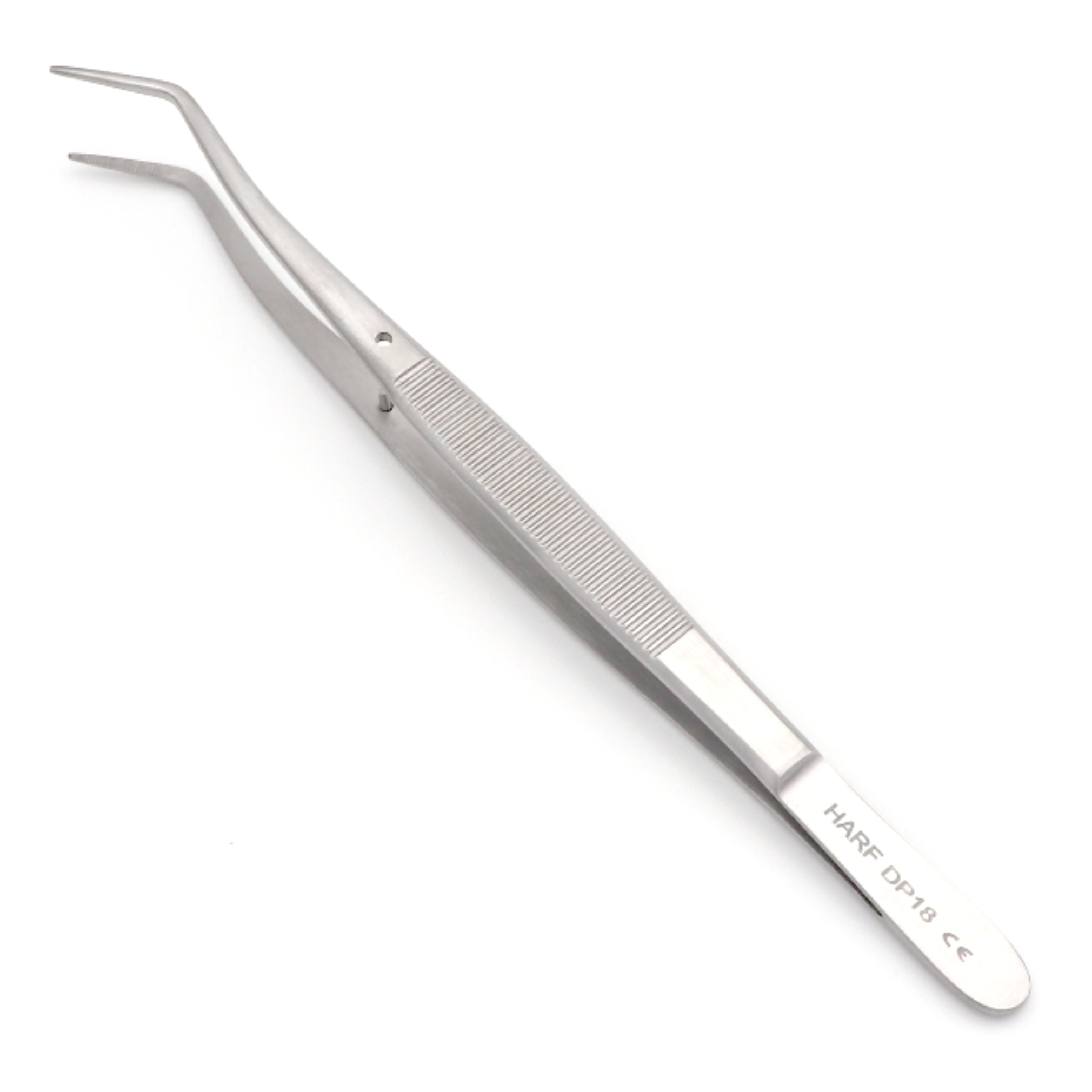 thumbnail image 2 of Hu-Friedy DP18L Locking Cotton & Dressing Dental Pliers – #18L, Serrated Tip 2 of 4