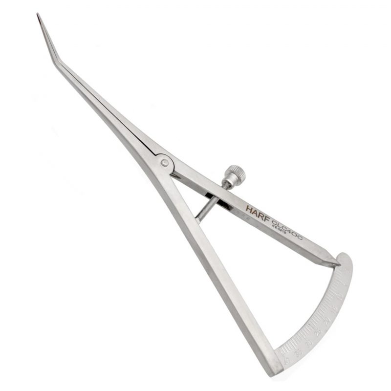 Castroviejo Caliper Angled 18cm HARFINS