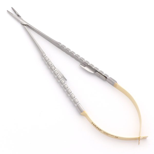 Castroviejo Microsurgery Needle Holder Str TC 18cm