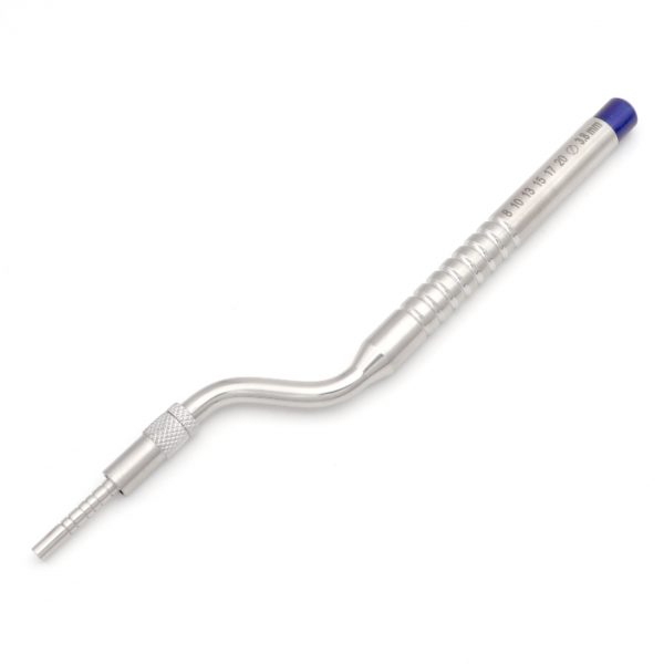 Osteotome Bone Pusher Concave Angled 3.8mm