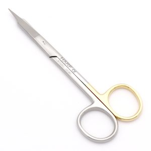 Goldman-Fox Scissor, str, SC, 1 edge Serrated, 12.5cm