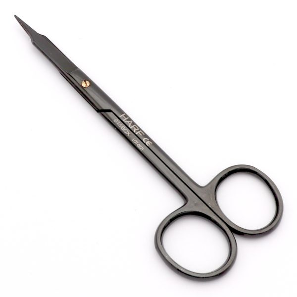 Goldman-Fox Scissor, str, SC, 1 edge Serrated, 12.5cm, Black Line