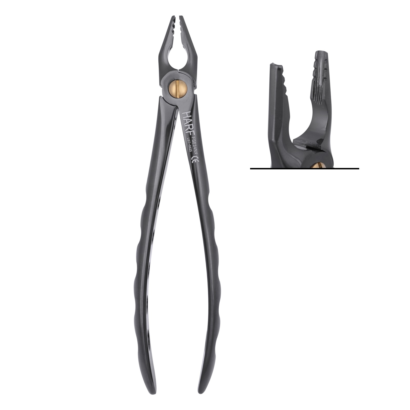 34N GE Forceps, 3.5mm, Upper jaw, Incisors & Cuspids
