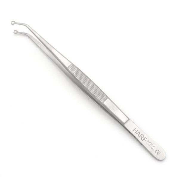 Corn Suture Plier Angled Ring Tip 1.6mm 16cm