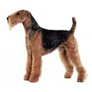OPHØRSUDSALG - Dekal Airdale Terrier 039 Medium 2 stk