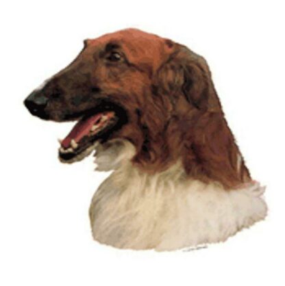 Dekal Borzoi 091 hoved Medium 2 stk