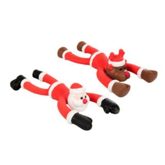 OPHØRSUDSALG - Latex Julefigur med lyd 30cm - Assorterede figurer