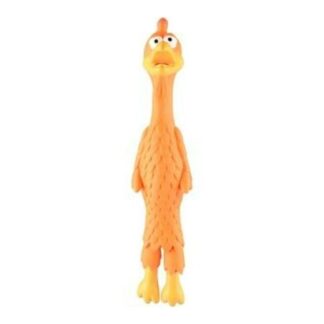 OPHØRSUDSALG - Flamingo Latex Kylling Lang 38cm - Orange