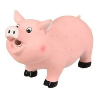OPHØRSUDSALG - Flamingo Latex Knor Pig Gris 22cm - Pink