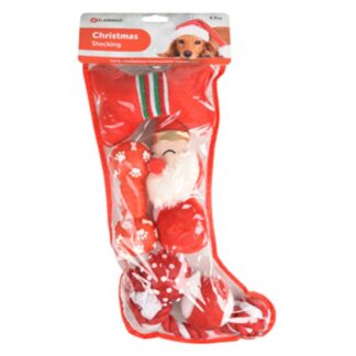 OPHØRSUDSALG - Flamingo Rød Julesok - Assorteret indhold