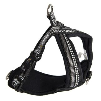 OPHØRSUDSALG - Kennel Equip Dog Multi Harness Active 25-40cm - Sort Grå