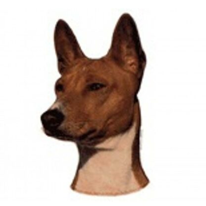 Dekal Basenji 226 hoved Medium 2 stk