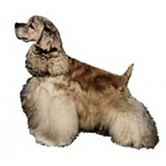 OPHØRSUDSALG - Dekal Amerikansk Cocker Spaniel 037 Small 4 stk - Lys