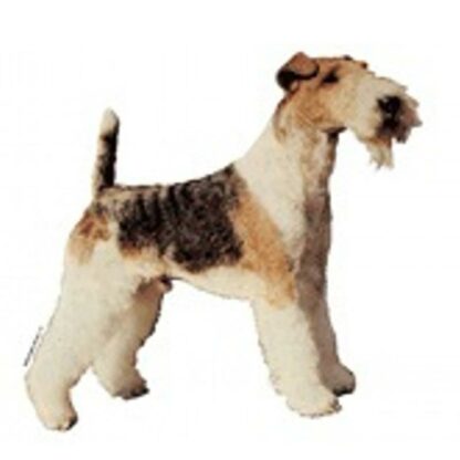 Dekal Fox Terrier 059 Ruhåret Small 4 stk