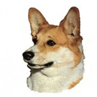 OPHØRSUDSALG - Dekal Welsh Corgi Cardigan 103 Hoved Small 4 stk