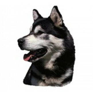 OPHØRSUDSALG - Dekal Alaskan Malamute 168 hoved Small 4 stk