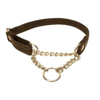 Halsbånd med kæde 25mm x 45-65cm - Nalas Shop