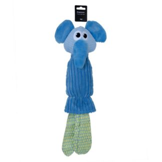 OPHØRSUDSALG - Plys Elefant Abel med piv og knitre 47x22cm - Flerfarvet