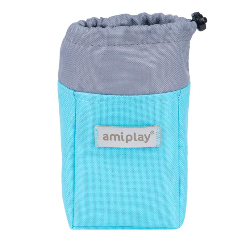 OPHØRSUDSALG - Amiplay Samba Godbidstaske 8x6x10cm - Turkis