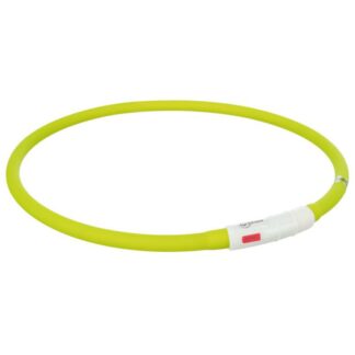 Trixie USB Flash Light Ring Halsbånd ø10 x 70cm XS S M L XL - Sort