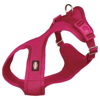 OPHØRSUDSALG - Trixie Comfort Soft Touring Sele 15mm x 30-45cm XS S - Fuchsia