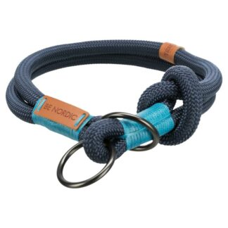 OPHØRSUDSALG - Trixie BE NORDIC Kvælerhalsbånd ø13mm x 50cm L - Mørkeblå Lyseblå