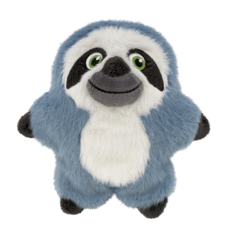 Kong Snuzzles Kiddos Sloth Dovendyr med piv 15,2x15,2cm Small - Grå Blå