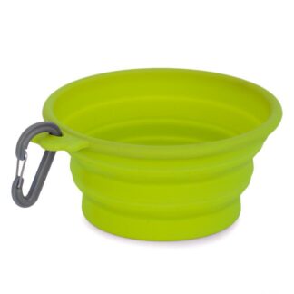 OPHØRSUDSALG - Rejseskål soft Lime 370ml 14x12,5x5,5cm - Grøn