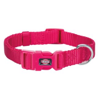OPHØRSUDSALG - Trixie Premium Halsbånd 15mm x 30-45cm S M - Fuchsia