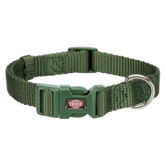OPHØRSUDSALG - Trixie Premium Halsbånd 10mm x 15-25cm XXS XS - Grøn Forest