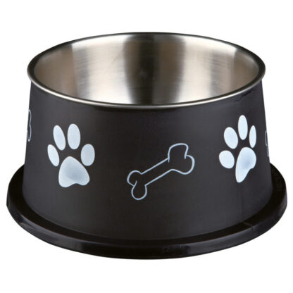 Trixie Rustfri Spanielskål 900ml 19cm - Assorteret