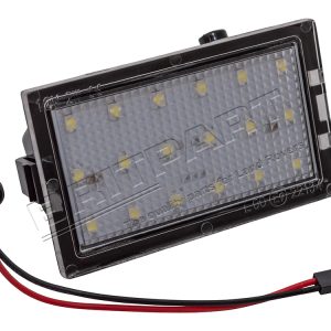 Registration plate lights
