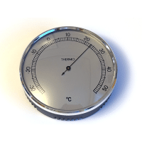 Bimetal termometer Ø100 mm.