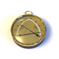 Bimetal hygrometer/thermometer Ø85 mm.