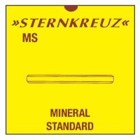 Mineral glas, tykkelse 1,0 - 1,1 mm.