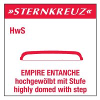 Plexi glas, type HWS, ekstra hochgewölbt