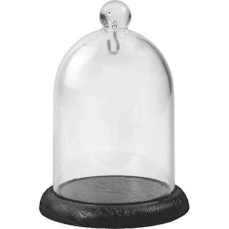 Pocket clock bell, plastic plinth and plexiglass bell