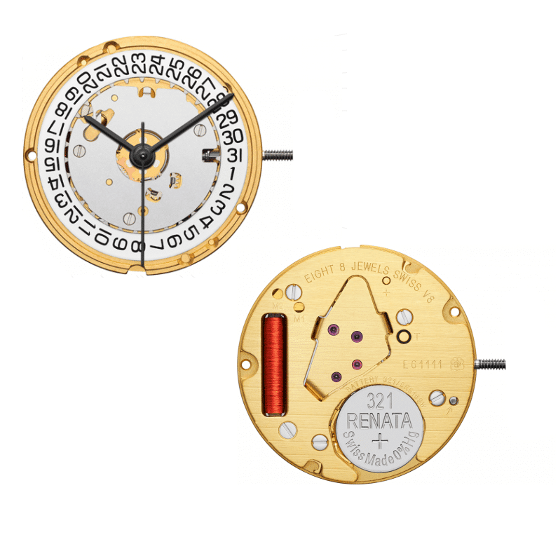 Module De Mouvement à Quartz ETA 555.111 - Référence 9821 - Occasion - Pour Réparation De Montre