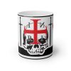 Holy Vehm Mug with Gothic Letters and Crossed Swords