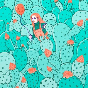 cactus pattern illustration
