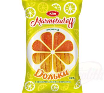 Klim lemon and orange flavored marmalade candies
