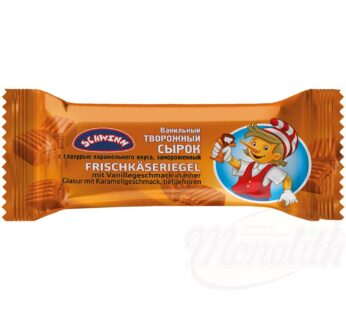 Schwinn caramel-flavored cottage cheese bar