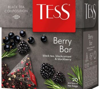Tess zwarte thee “Berry bar”