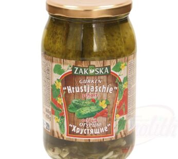 Zakuska pickle pickles spicy "Hrustjaschie"