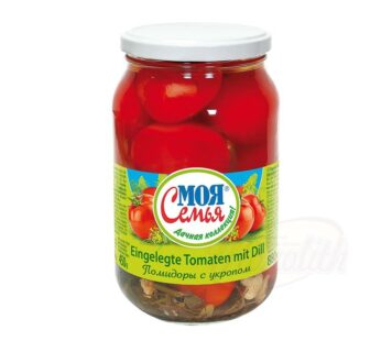 Moja Semja pickled tomatoes with dill