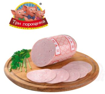 Tri Porosenka sandwich sausage "Tschainaja"