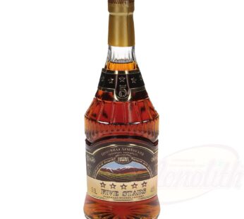 Five Stars Armeense cognac 5 jaar oud 40% 0,5 l